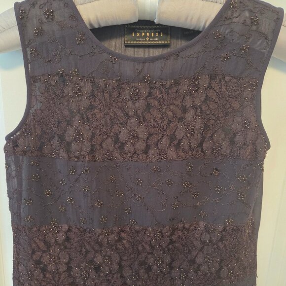 Express Plum Top M - Picture 2 of 7